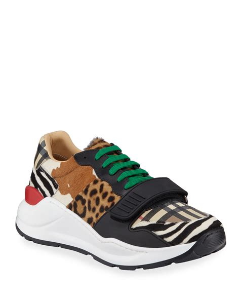 burberry animal print sneakers|Signature Sneakers .